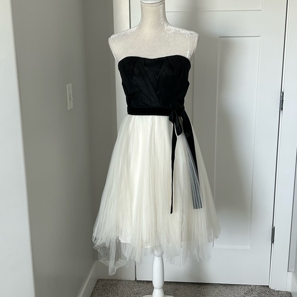 White House Black Market Dresses & Skirts - White House Black Market Black & White Tulle Dress